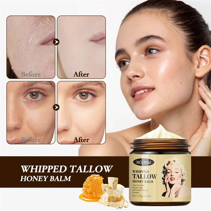 MOOYAM WHIPPED TALLOW HONEY BALM-Honey + Tallow = Your Skin’s New Soulmate